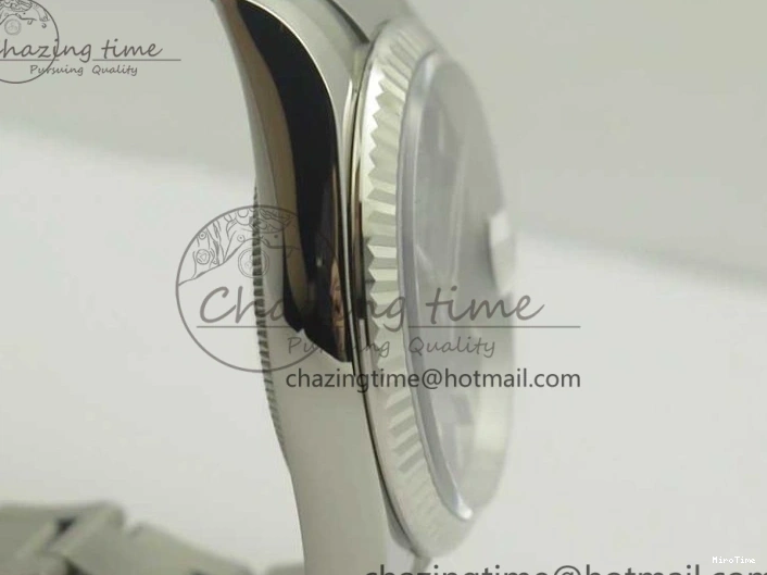 MiroTime 0225 DateJust 36 SS 116234 Fluted Bezel DJF Best Edition Blue Dial Stick Markers on SS Oyster Bracelet A Affordable 3373